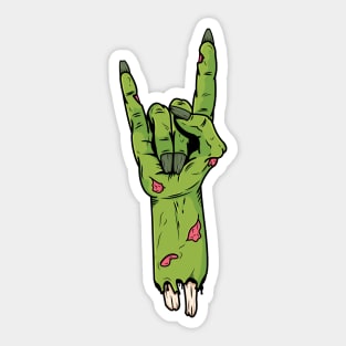 Zombie rock on Sticker